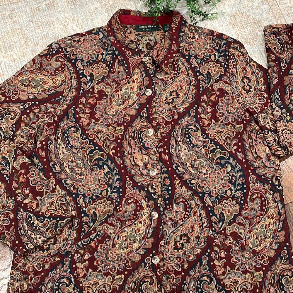 Lemon Grass Tapestry Jacket View 3